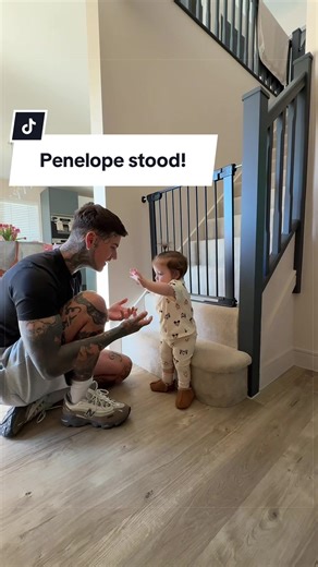 Baby Penelope Stands Independently for First Time!