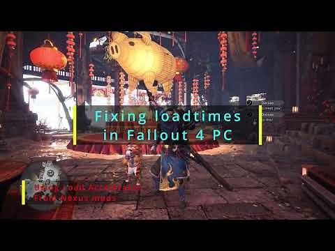 Fallout 4 load time fix. Works with next gen patch too! Doesn't effect achievements either.