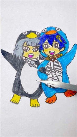 Goo Goo Gaga Chibi Endmin Penguin puzzle game Easy Challenge #shorts #viral #penguin #puzzle