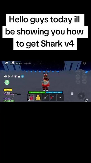 How to Get Shark v4 in Blox Fruits Tutorial