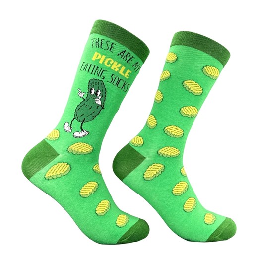 Pickle Eating Socks, Funny Food Socks - Etsy