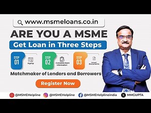 MSME Loans in Three Steps. Apply at https://www.msmeloans.co.in