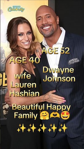 Dwayne "The Rock" Johnson and wife Lauren Hashian: Beautiful Happy Family #dwaynejohnson