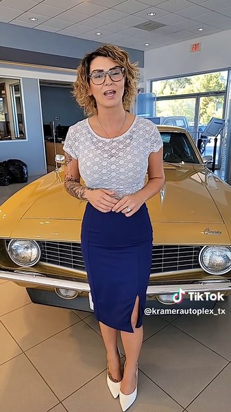 Amber showing off the COPO Camaro on the showroom floor! 😲 Don't wait this one will not last long! @Amber Renee @allysnearn @Mike_j @Steven #saleshumor #dealershiplife #dealershiptiktok #classiccars #copo #camaro #classiccar #kramerautoplex #amberrenee #allysnearn #stevensellscars