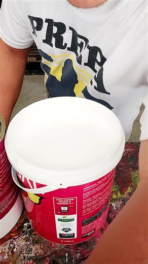 (Part 1)Gray delight color gloss latex paint #graydelightcolor #color #paintmixing #fbpagesreels | Victor b Laureta