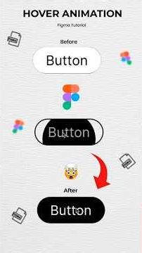 Part -2 ⚡ Button Hover Animation in Figma #tutorial #figma #uiux #button #webdesign #viral #shorts