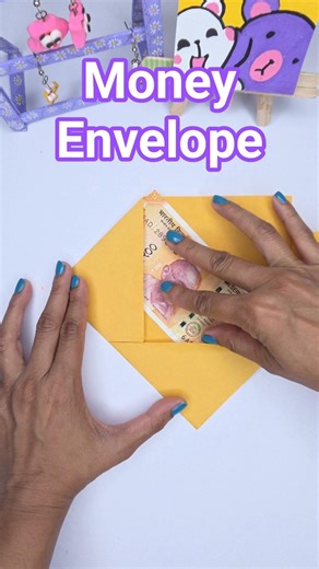 DIY Money Envelope ✉️ Easy Paper Craft with Secret Cash Pocket 💸