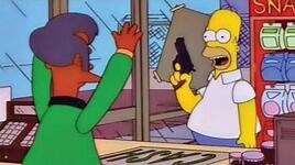 Homer Robs the Kwik-E-Mart