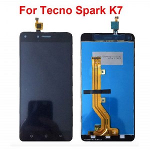 LCD Screen  Tecno spark K7 & Touch Replacement - BLACK