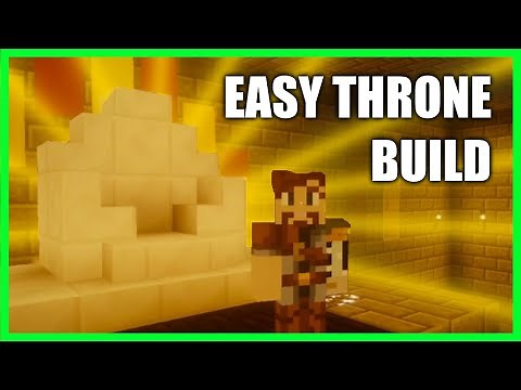 I BUILD a THRONE FAST in MINECRAFT
