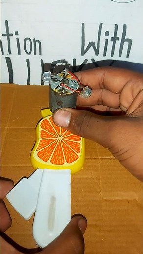 ||how to make hand fan generator ||dc motor #experiment #shortvideo