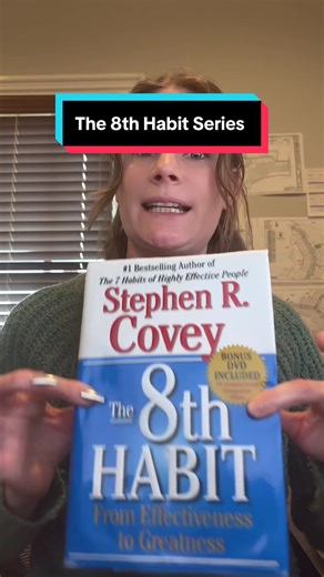 Reading the “The 8th Habit” and turning it into real leadership lessons! #bookclub #leadership #leadershipdevelopment #teaching #stephencovey