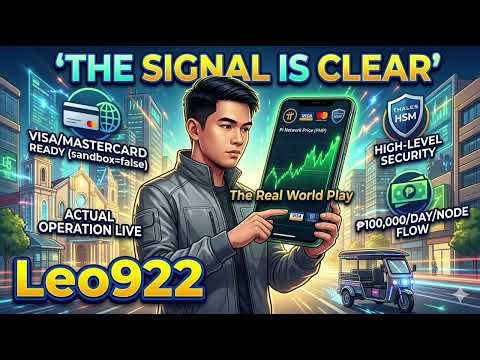 Pi Network: The Signal is Clear (The Real World Play, Visa/Master Card)