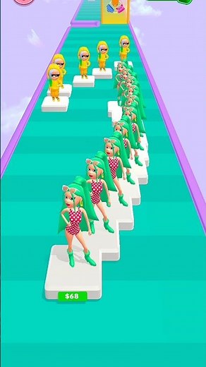 🧸 Doll factory 3d level 111 / viral cute 👶 baby doll factory run gameplay 🎮‼️ #crazilyfunny