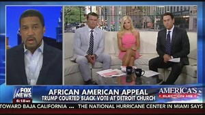 111K views · 7.4K reactions | Pastor Darrell Scott: Everyone was pleasantly impressed by Mr. Trump at church; they saw his graciousness and humility | Fox & Friends | Facebook