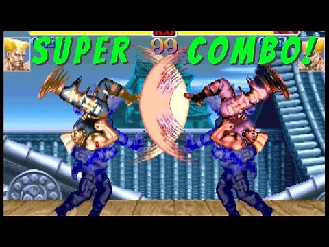 Super Street Fighter 2 Turbo Guile Combo (with Gamepad + Commentary ) SSF2T/X Tutorial