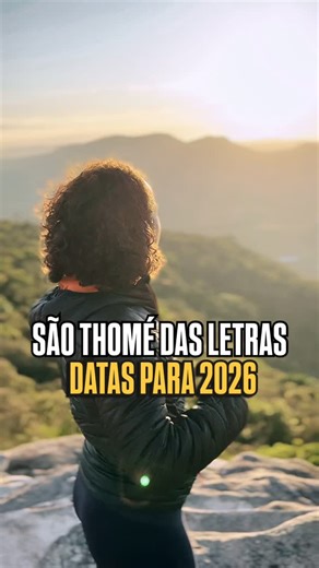 BORA VIVER!!! on Instagram: "🔮SÃO THOMÉ DAS LETRAS/MG 2026 ➡️ PRÓXIMAS DATAS; CARNAVAL; 🗓️ 14,15,16 e 17 de Fevereiro FIM DE SEMANA; 🗓️11,12 de abril FERIADO E STL FESTIVAL; 🗓️ 5,6,7 de junho 🗓️ Agosto e Outubro a definir 🔮 🎇 RÉVEILLON 2026/2027 31,01,02,03 de DEZEMBRO/JANEIRO"