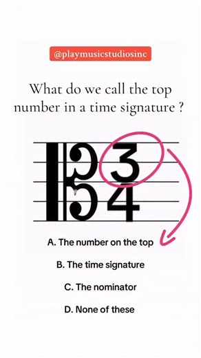 1.9K views · 210 reactions | The number on the top of a time signature is called the numerator. The numerator indicates how many beats are in each measure (or bar) of the music. In a 3/4 time signature the numerator will be ‘3’ - the top number. #classicalmusicians #anamariafusukommiditeaches #classical #classicalpiano #classicalmusic #musicmajor #orchestra #pianostudents #musictheory #composersofinstagram #pianoplayers | PLAY MUSIC Studios, INC. | Facebook