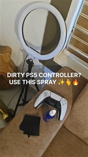 This Spray Made My Dirty PS5 Controller Look NEW! 😱 #tips #hacks #onetrick