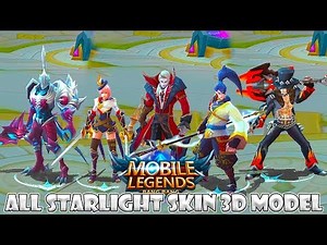 All Mobile Legends Starlight Skin In-Game 3D Models