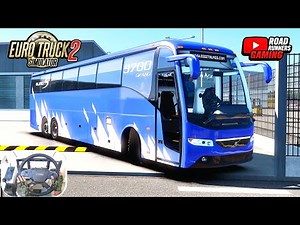 ETS2 | Extreme Real Volvo 9700 Grand Bus Cinematic Drive through Greeneries | Euro Truck Simulator 2