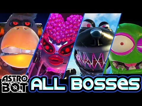 Astro Bot: Rescue Mission All Bosses | Boss Fights [No Damage]