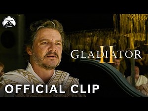 Gladiator 2 | General Acacius (Pedro Pascal) Speech in Colosseum | Paramount Movies