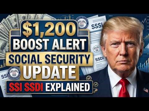Social Security Update: $1,200 Boost EXPLAINED | SSA SSI SSDI