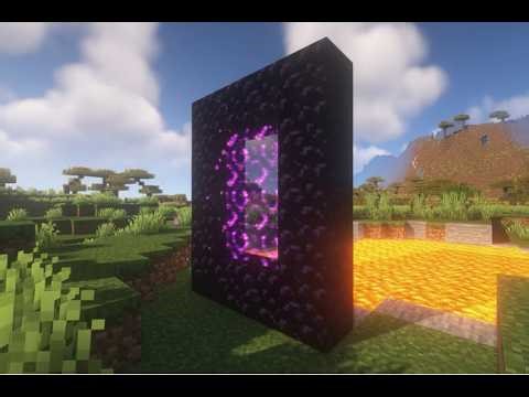 How to make a nether portal like dream does!