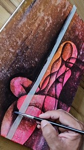 73K views · 1K reactions | Abstract figure ✨ Acrylic painting ✨ . . . . . . #acrylicpainting #dailyart #art #figuredrawing #DIY | Suraj fine arts | Facebook