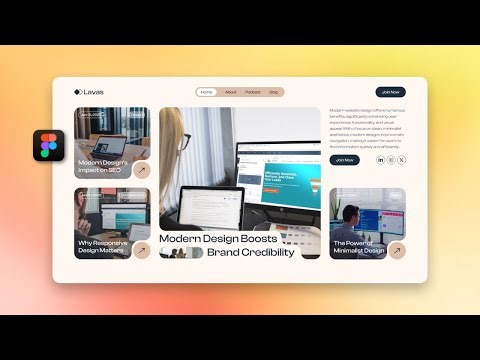 Blog Website UI Design in Figma | Figma Tutorial | Figma Tutorial For Beginners