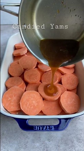 Candied yams recipe #thanksgiving