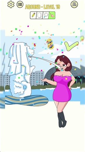 Brain Story Love Game Around World Level 19 #Shorts