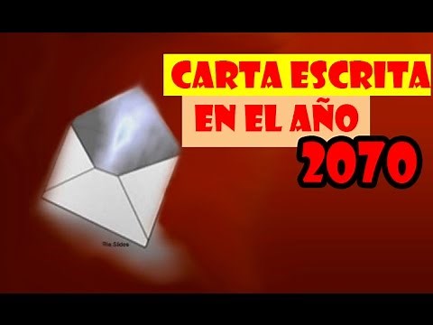 🔴 Carta Escrita en el Año 2070 con Voz en Español.