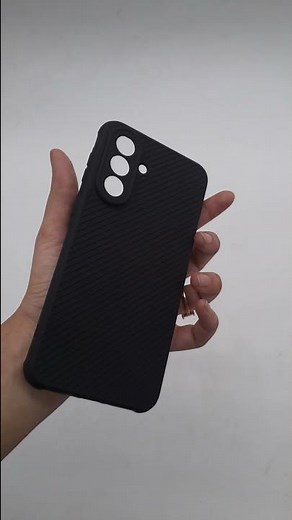 Samsung A37 Carbon Fiber Texture Hard Rubber Armour Back Cover Shockproof Case