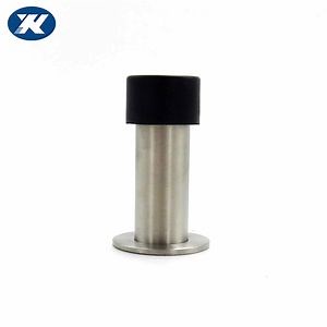 [Hot Item] Stainless Steel Floor Mounted Handle Bumper Stop Guard Rubber Door Draft Stopper
