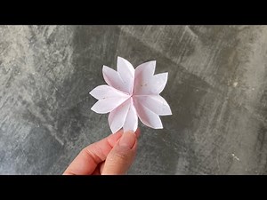 折り紙 簡単 かわいいお花 桜の折り方