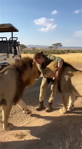 She Stops Two Lions From Fighting With Her Words | Powerful Safari Moment