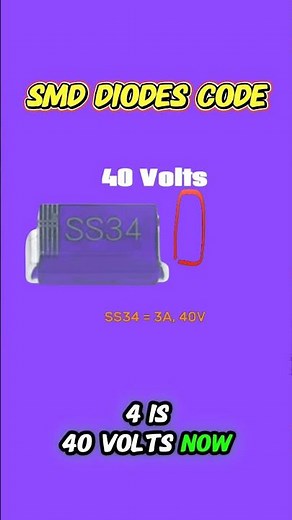 How to Read SMD Diodes Codes?? #diode #diodes #diodecode