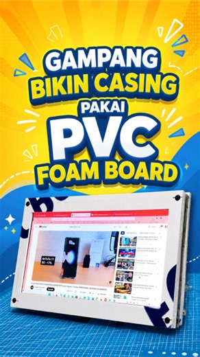 DIY : Casing LCD Monitor dari PVC Foam Board #diy #diyprojects #diyelektronik