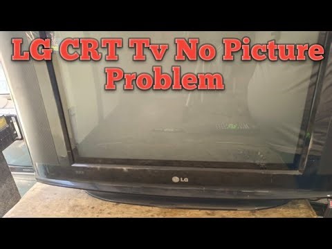 LG CRT TV No Picture Problem | Sound OK But No Display Fix | CRT TV Repair Hindi