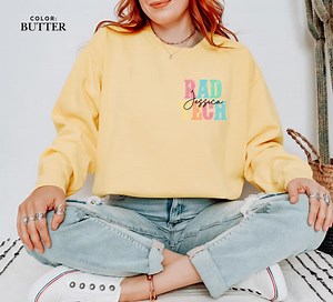 Personalized RAD Tech Sweatshirt, Custom Radiologic Technologist Shirt, Xray Tech Gift, Radiology Nurse Appreciation Crewneck Comfort Colors - Etsy