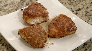 Pecan Crusted Grouper with Frangelico Sauce - Coastal Cooking