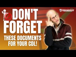 What Documents are Required Before Even Receiving a CDL License?