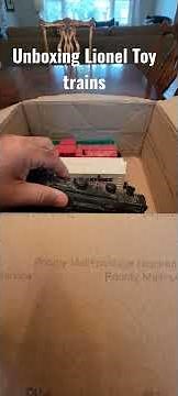 Unboxing 2-4-0 Steam locomotive Lionel Toy Train Set Atlantic Coast Line