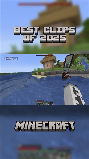 In 2025 we found out that you can, in fact, put a witch in a boat 🎉 #Minecraft #2025 #Bestof2025