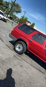 1995 Toyota 4Runner. 82k miles. Showing the gorgeous red under the sun. Bring A Trailer