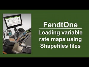 FendtOne Loading variable rate maps using Shapefiles