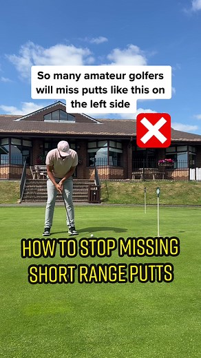 How To Stop Missing Short Putts! This drill is GENIUS #golf #golfer #golftiktok #fyp #foryou #foryoupage