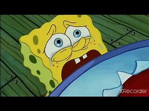 SpongeBob SquarePants - Spongebob crying!